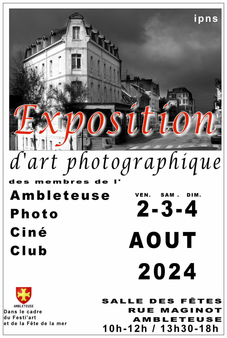 EXPOSITION D'ART PHOTOGRAPHIQUE