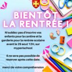 Bientôt la rentrée !