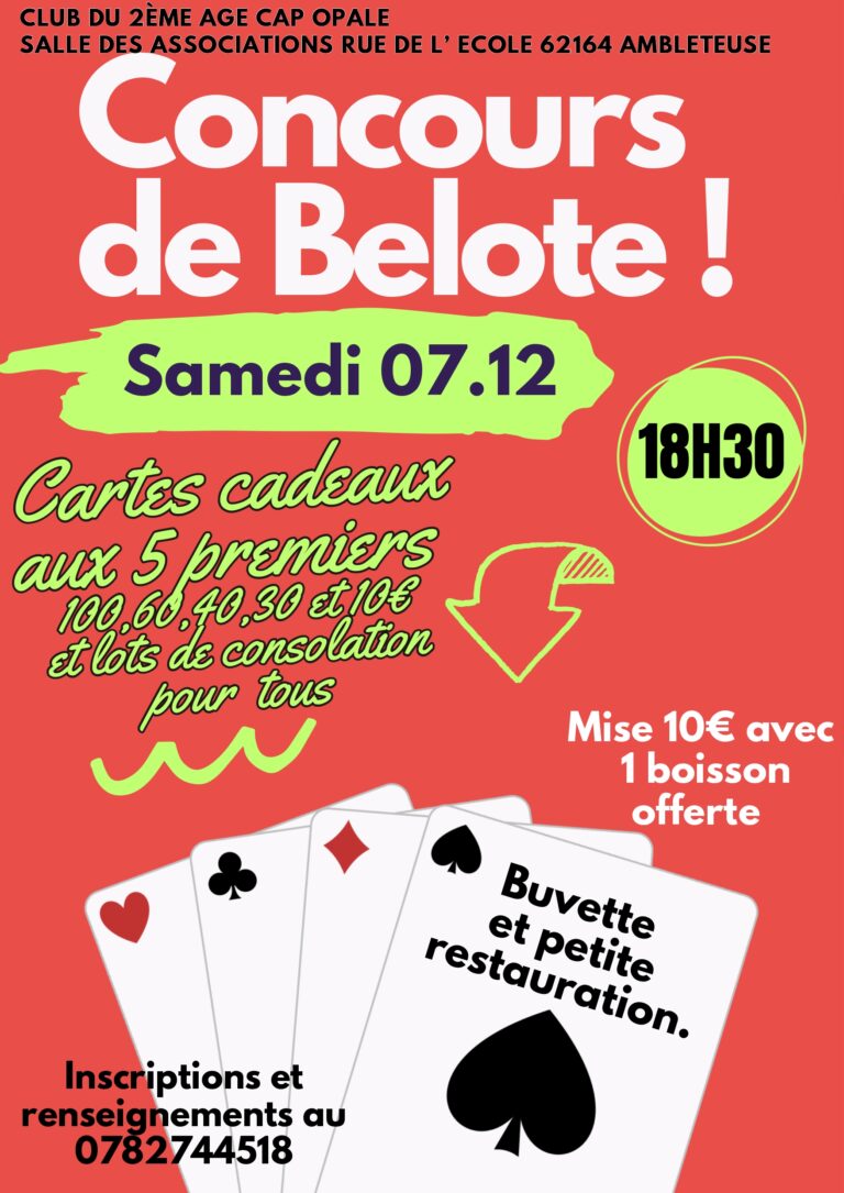 Concours de belote