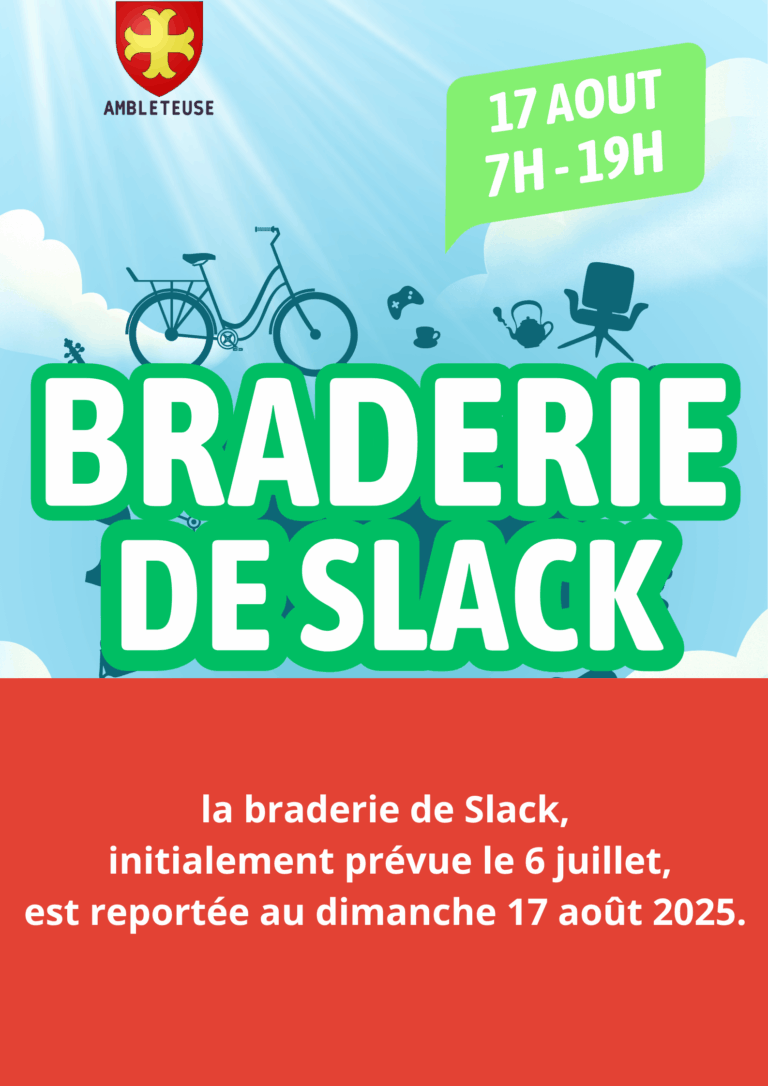 Report : Braderie de Slack