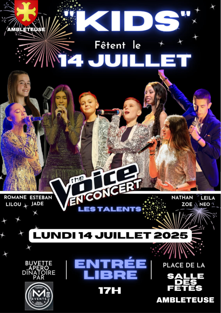 Les Kids Fêtent le 14 juillet en concert à Ambleteuse !