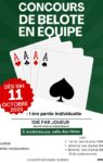 Concours de Belote en Équipe – Samedi 11 octobre 2025