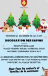 Décoration des Sapins de la Commune d’Ambleteuse !