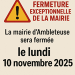 Fermeture exceptionnelle de la mairie
