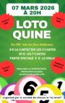 Loto Quine de la société de chasse « Le Réveil » – Samedi 7 mars 2026