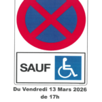 Élections Municipales : Arrêté municipal temporaire pour le stationnement PMR