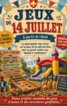 Jeux du 14 Juillet : un après-midi familial sur la place de la salle des fêtes
