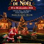 Affiche du Marché de Noël d’Ambleteuse des 5 et 6 décembre 2026 à la salle des fêtes