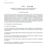 Première page de l’arrêté préfectoral du 26 octobre 2026 réglementant les usages de l’eau dans le Pas-de-Calais. Ambleteuse est concernée par l’alerte renforcée.