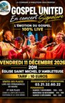 Gospel United en concert « Signature » à Ambleteuse – Vendredi 11 décembre 2026